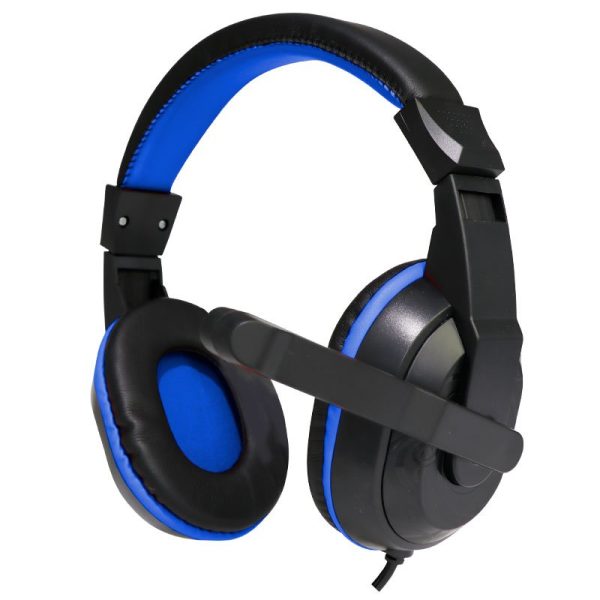 Auriculares Stereo Oficina COOL Dublin con micro (Negro-Azul) - Image 5