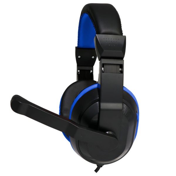 Auriculares Stereo Oficina COOL Dublin con micro (Negro-Azul) - Image 7