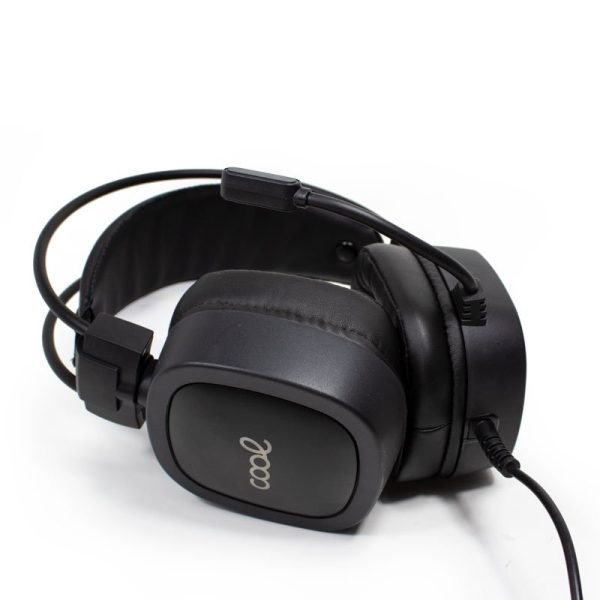 Auriculares Stereo PC / PS4 / PS5 / Xbox Gaming COOL Houston Iluminación + Adapt. Audio - Image 2