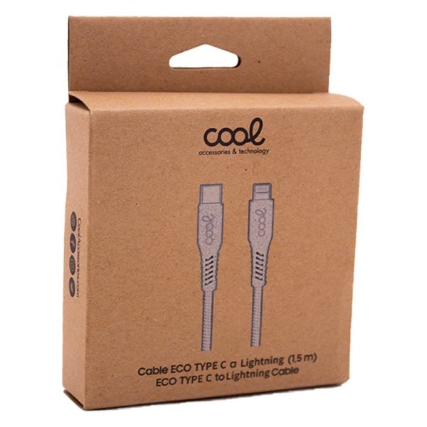 Cable USB COOL ECO Universal Tipo-C a Lightning para iPhone (1.5 metros) - Image 2