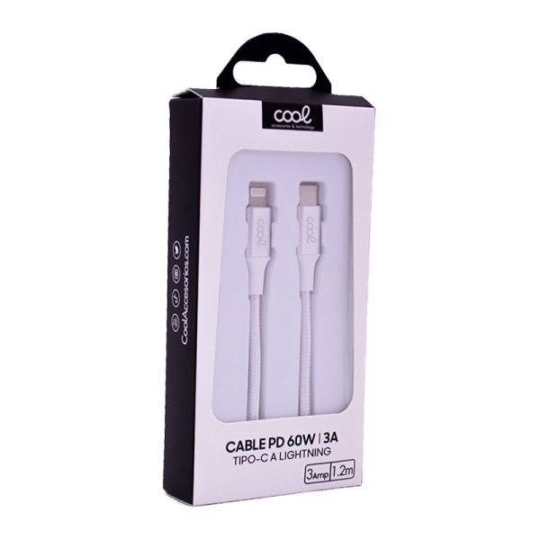 Cable USB COOL Nylon Universal Tipo C a Lightning (1.2 metros) - Image 5