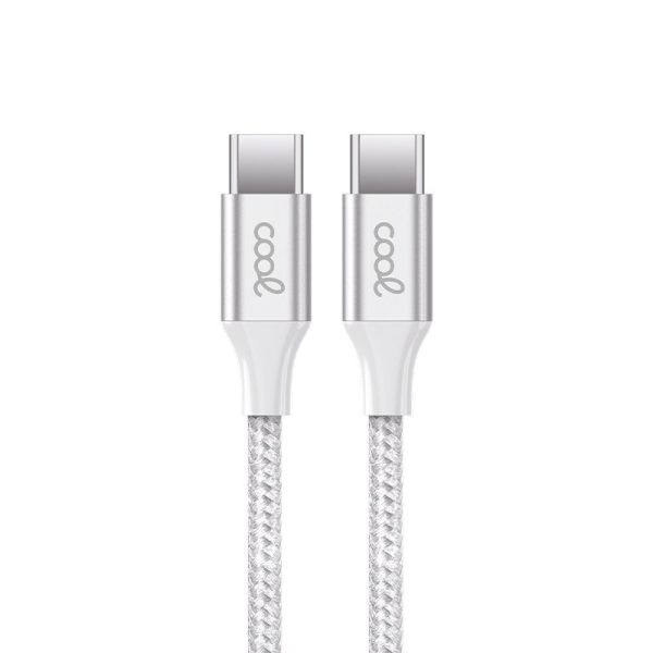 Cable USB COOL Nylon Universal Tipo C a Tipo C (1.2 metros)