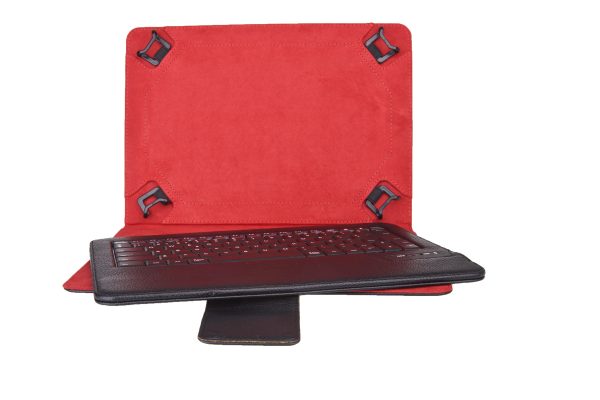Funda para tablet phoenix hasta 8 pulgadas teclado bluetooth universal