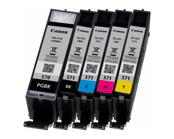 MULTIPACK 5 CARTUCHOS CANON TINTA PGI-570/CLI-571 BK/C/M/Y