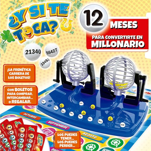 Juego mesa familiar ¿y Si te toca? Juego de lotería - Image 2