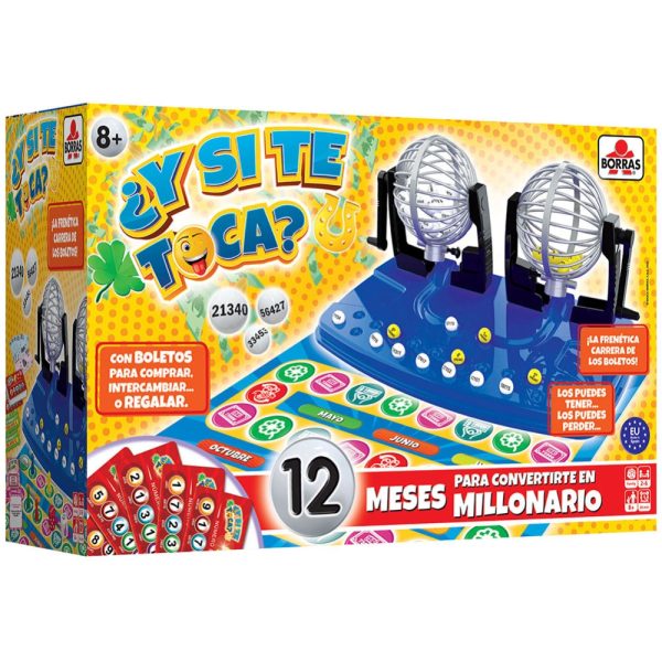 Juego mesa familiar ¿y Si te toca? Juego de lotería