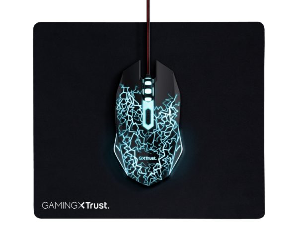 KIT GAMING BASIC RATON + ALFOMBRILLA TRUST