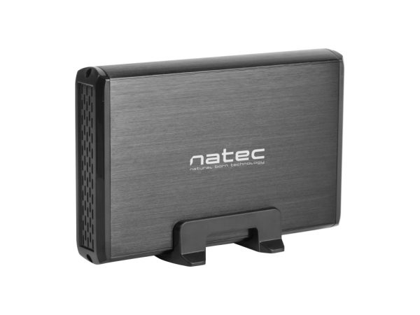 Caja externa natec rhino disco duro 35pulgadas usb 3.0 sata negra