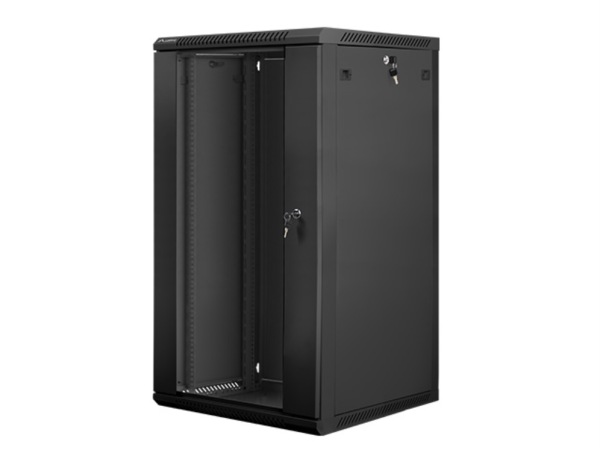 ARMARIO RACK LANBERG 22U 600X600X1082 AUTO ENSAMBLADO 19" HASTA 60 KG NEGRO