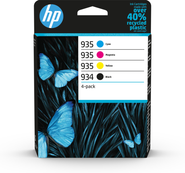TINTA HP PACK 934 NEGRO Y 935 CIAN MAGENTA AMARILLO