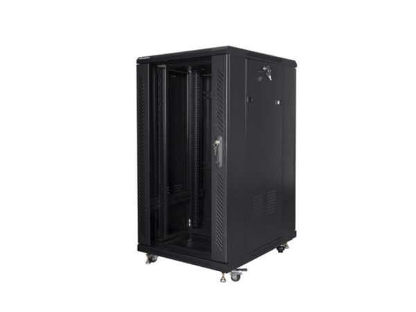 ARMARIO LANBERG RACK 19" 22U 600X800 FLAT PACK BLACK NEGRO