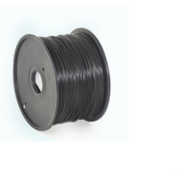 BOBINA FILAMENTO PLA GEMBIRD 1Kg NEGRO