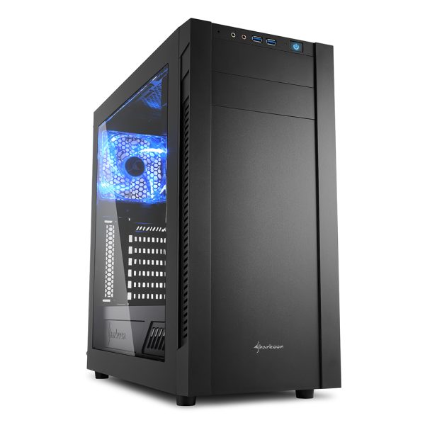 Caja sharkoon s25 - w atx 2xusb3.0 sin fuente