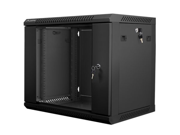 Armario lanberg 9u 600x450x507 auto ensamblado rack 19 hasta 60 kg negro