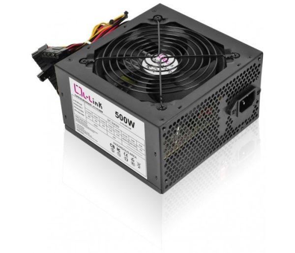 Fuente de alimentacion l - link atx 500w con cable de alimentacion