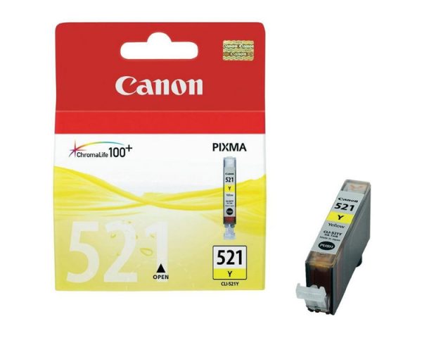 CARTUCHO TINTA AMARILLO CANON (CLI521Y)