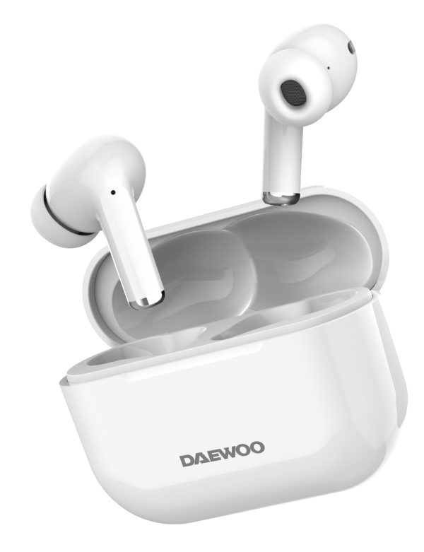 AURICULAR DAEWOO TWS BLUETOOTH 5.3 BLANCO 40MAH/500MAH - Image 3