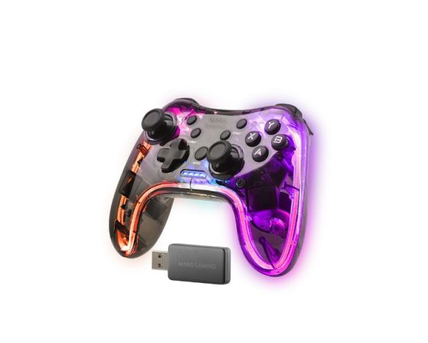 GAMEPAD WIRELESS MGP-24 NEON RGB MARS GAMING