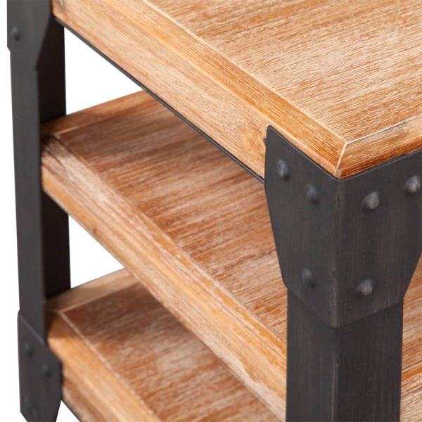 Conjunto de móveis de sala 3 pcs madeira de acácia maciça - Image 4
