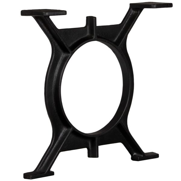Pernas para mesa de centro 2 pcs estrutura em O ferro fundido - Image 2