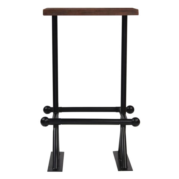 Conjunto de bar 3 pcs madeira recuperada maciça - Image 3