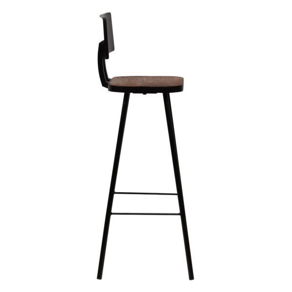 Conjunto de bar 5 pcs madeira recuperada maciça - Image 10