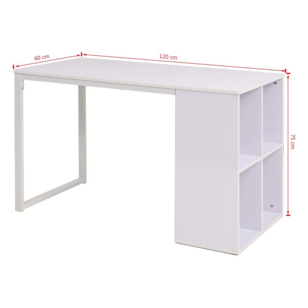 Secretária 120x60x75 cm branco - Image 7