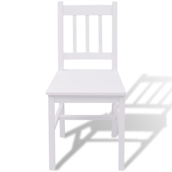 Conjunto de jantar de 5 peças em pinho branco - Image 3