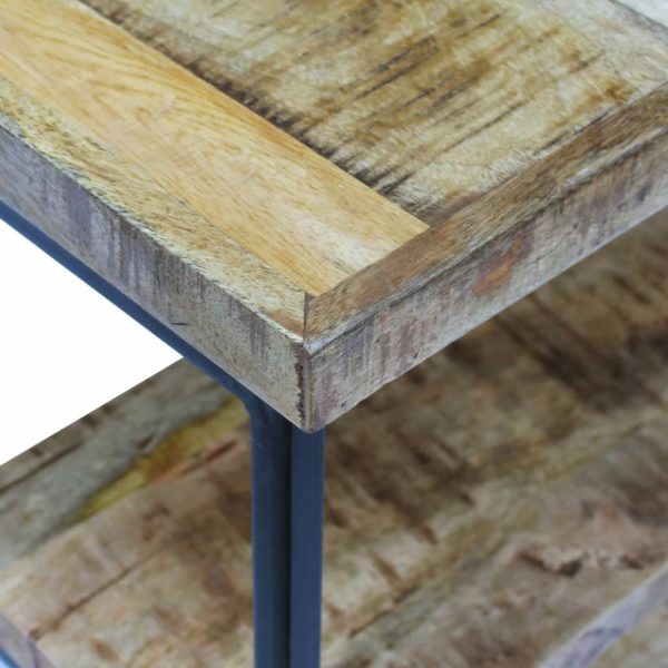 Mesa de escritório madeira de mangueira 110x50x76 cm - Image 7