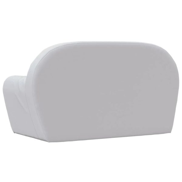 Poltrona desdobrável para crianças cinzento-claro - Image 5