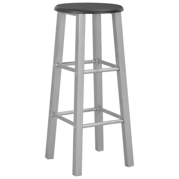 3 pcs conjunto de bar em madeira e aço preto - Image 6