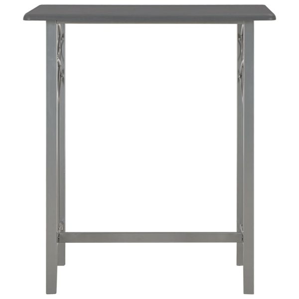 3 pcs conjunto de bar em madeira e aço antracite - Image 3
