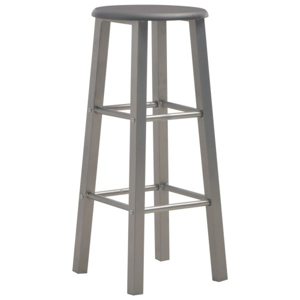 3 pcs conjunto de bar em madeira e aço antracite - Image 6