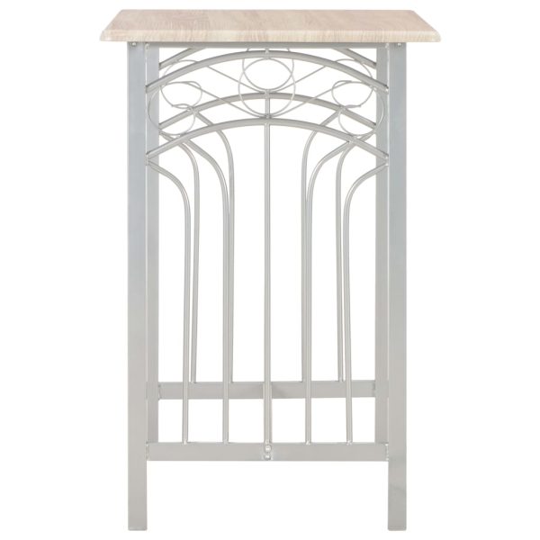 3 pcs conjunto de bar em madeira e aço - Image 4