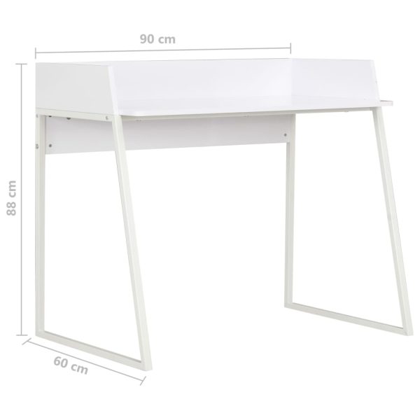 Secretária 90x60x88 cm branco - Image 7