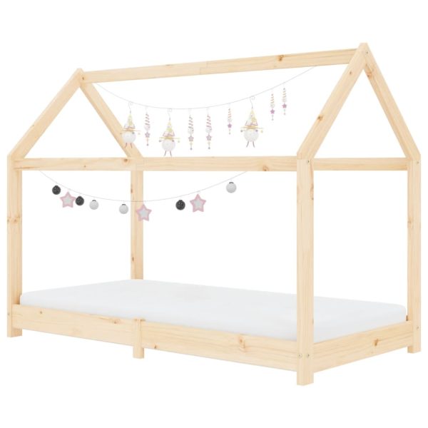 Estrutura de cama p/ crianças 70x140 cm madeira de pinho maciça - Image 2