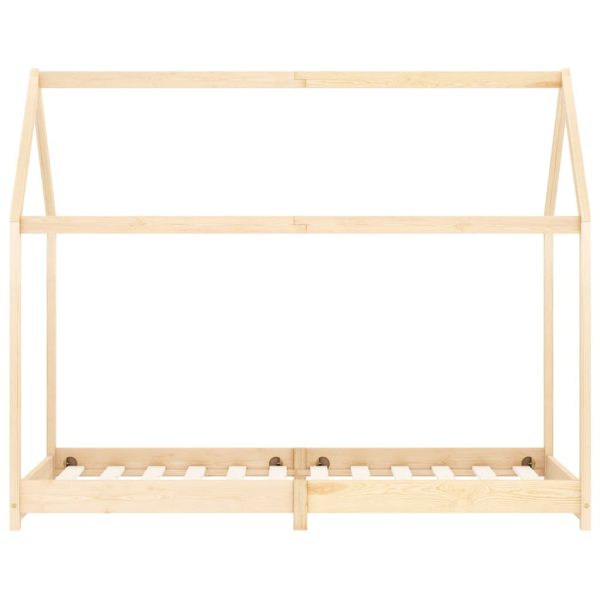 Estrutura de cama para crianças 90x200 cm pinho maciço - Image 3