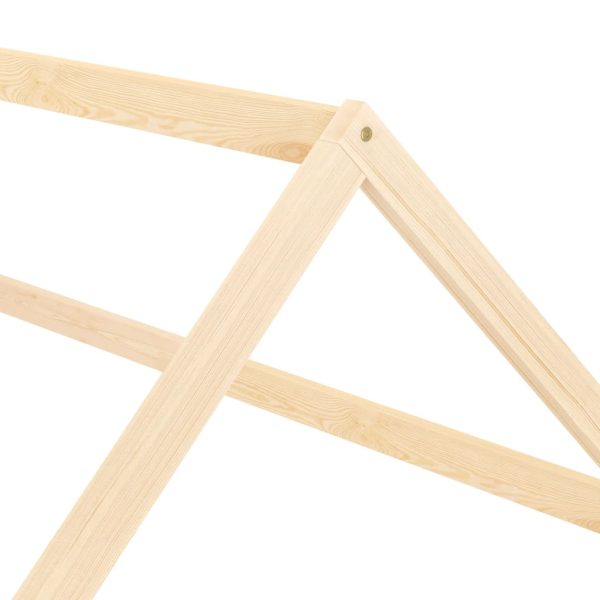 Estrutura de cama para crianças 90x200 cm pinho maciço - Image 5