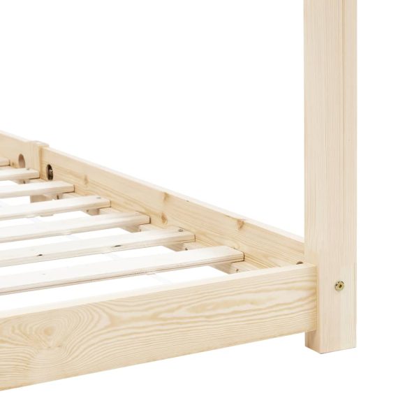 Estrutura de cama para crianças 90x200 cm pinho maciço - Image 6