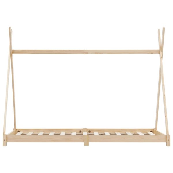 Estrutura de cama p/ crianças 70x140 cm madeira de pinho maciça - Image 3