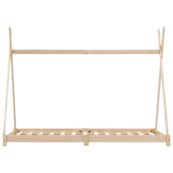 Estrutura de cama para crianças 80x160 cm pinho maciço - Image 3