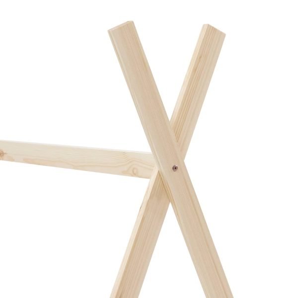 Estrutura de cama para crianças 80x160 cm pinho maciço - Image 5