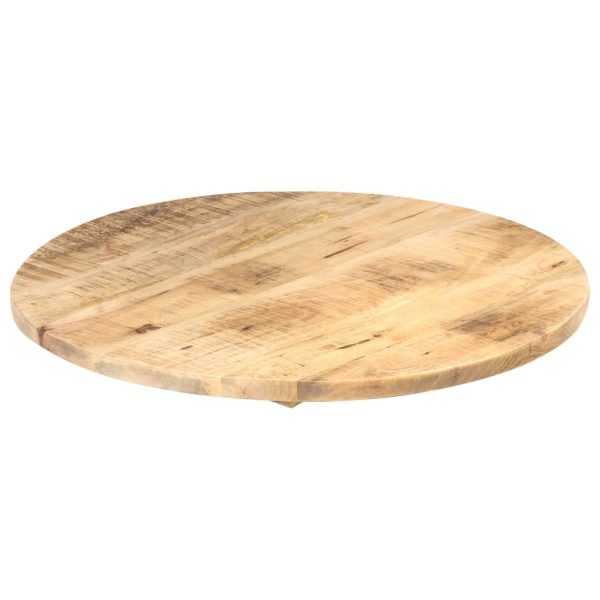 Tampo de mesa redondo madeira mangueira maciça 25-27 mm 80 cm - Image 8