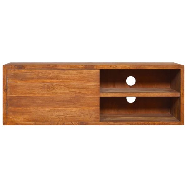 Armário de parede para TV 180x30x30 cm madeira de teca maciça - Image 4
