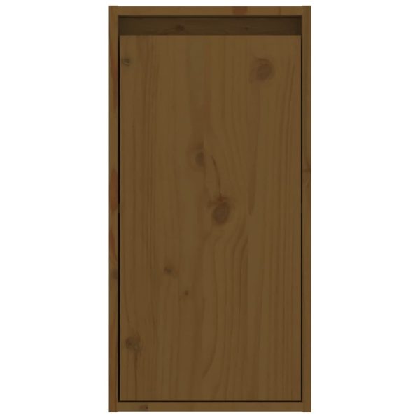 Móveis de TV 2 pcs madeira de pinho maciça castanho-mel - Image 8