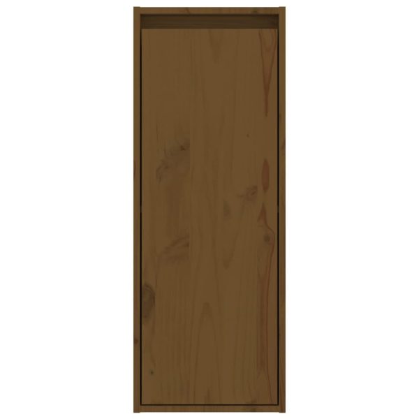 Móveis de TV 2 pcs madeira de pinho maciça castanho-mel - Image 8