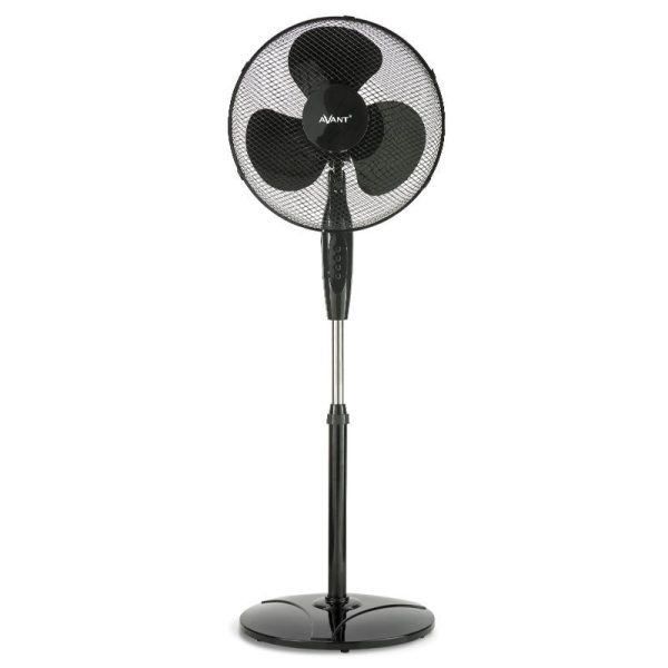 VENTILADOR DE PIE AVANT BLACK EDITION 16" 45W 40CM - BASE RED