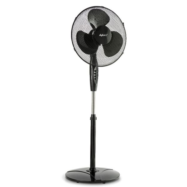 VENTILADOR DE PIE AVANT BLACK EDITION 16" 45W 40CM - BASE RED - Image 4