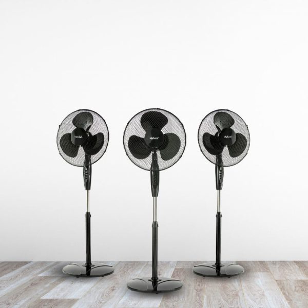 VENTILADOR DE PIE AVANT BLACK EDITION 16" 45W 40CM - BASE RED - Image 7