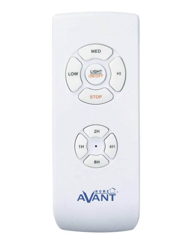 VENTILADOR AVANT TECHO PLATEADO 135CM 70W 4ASPAS C/LAMPARA-MANDO - Image 2